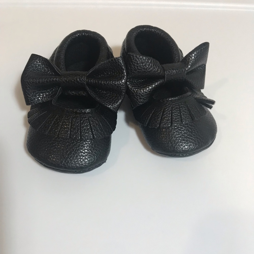 🌿NWOT Black Leather Moccasins🌿